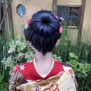 日本髪　和装ヘアアレンジ　振袖ヘアアレンジ　着物ヘアアレンジ
